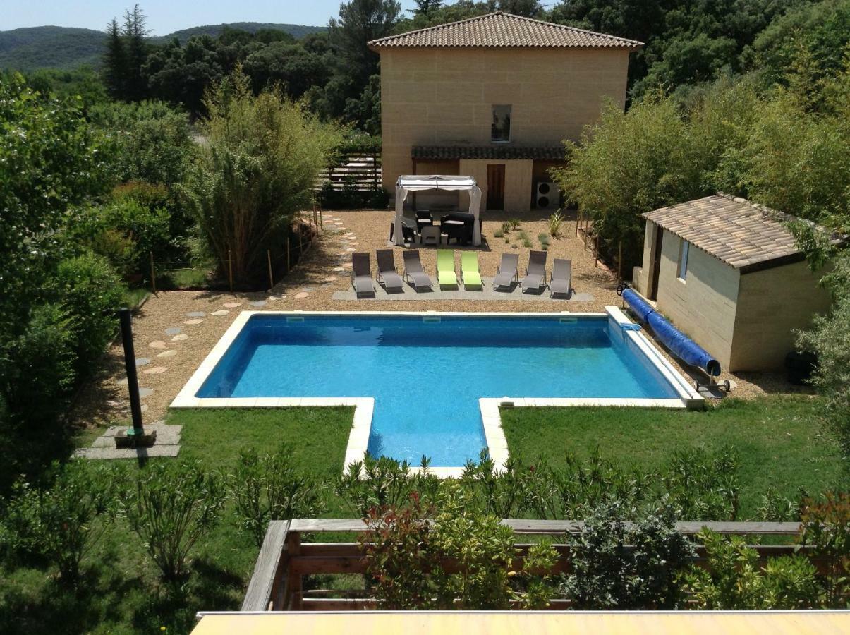Villa La Charmeuse Fleurie Collias المظهر الخارجي الصورة